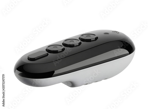 Modern wireless presentation clicker, isolated on transparent background