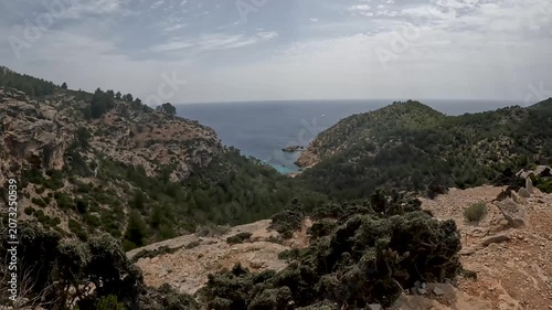 Rugged Mallorca Island Coastline, Balearic Islands, Spain