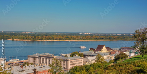 Photos View of the Volga river bank in Nizhny Novgorod