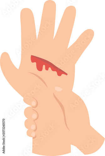 injured hand