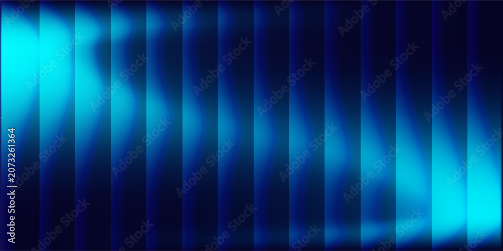 Obraz premium PrintDark Blue Futuristic Technology Background with Glowing Digital Waves