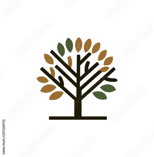 Abstract tree graphic design