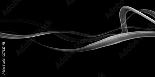 Foto Abstract smoke on black background generated AI