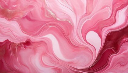 abstract pink marble texture with swirling patterns showcasing elegant tones of light and dark pink