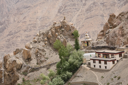 Monastery in hills