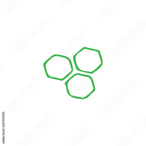 Green Hexagon Logo