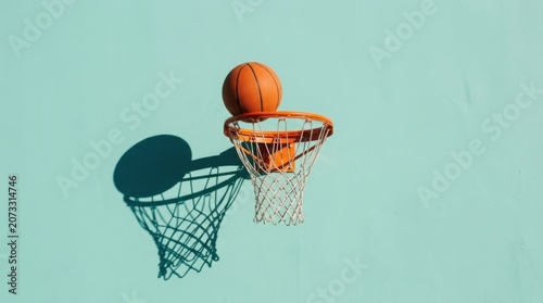 Basketball Hoop Closeup