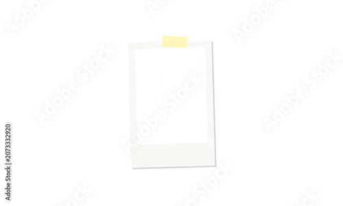Instant photo frame