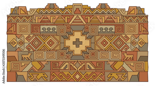 Vibrant Geometric Pattern Design.