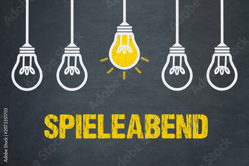 Bild auf Leinwand Spieleabend
