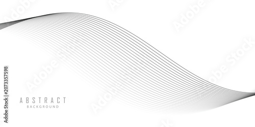 Abstract Wave Background with 3D Vector Lines, Halftone Dots and Dynamic Technology Pattern Design Illustration for Modern Wallpaper and Business Backdrop