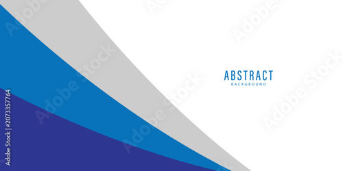 Abstract Blue Background with Flowing Lines and Ribbon Shapes, Modern Vector Design Template for Business Banner, Paper, Web, Card, Wallpaper and Creative Illustration Elements