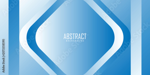 Abstract Blue Wave Lines Background with Curved Road Path Design, Flowing Ribbon Pattern Illustration for Modern Business Wallpaper and Decorative 3D Art Concept