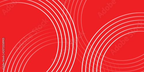 Abstract Red 3D Spiral Lines Background with Futuristic Geometric Wave Pattern, Glowing Curves and Technology Inspired Vector Texture Illustration
