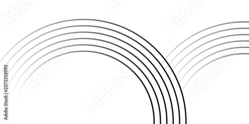 Futuristic 3D Abstract Spiral Tunnel Background with Geometric Circle Patterns, Metallic Curves, Light Waves and Architectural Vector Design in Perspective Style