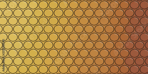 Rusty Metal Honeycomb Grid Texture Background with Geometric Hexagon Pattern Industrial Seamless Vector Wallpaper Design Illustration