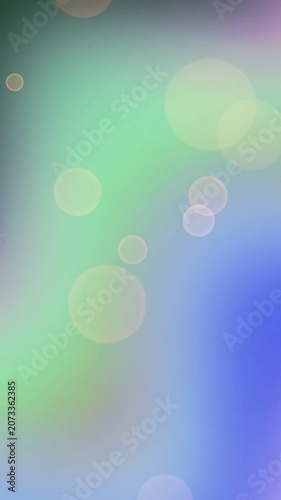 Abstract Gradient Background with Soft Bokeh Circles