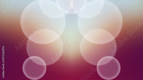 Abstract Gradient Background with Soft Glowing Bokeh Circles
