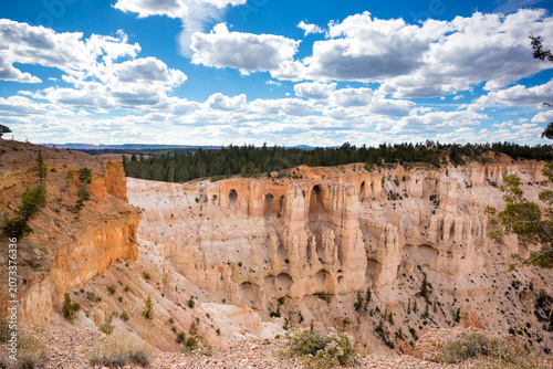 Fotografie Hoodoos seen from Bryce Point in Bryce Canyon National Park, Utah