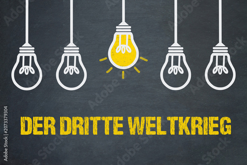 Obraz na płótnie Der Dritte Weltkrieg