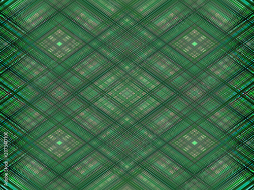 Abstract geometric background in green color.