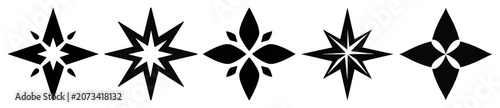PNG Ornamental geometric star pattern on transparent background