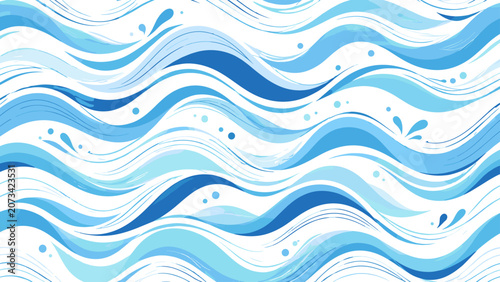 Blue abstract water wave pattern with flowing line texture, water, waves, pattern, blue, aqua, lines, flowing, ocean, liquid,
