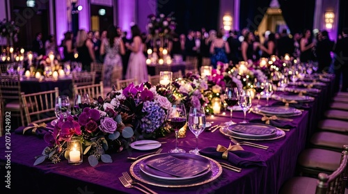 wedding table setting