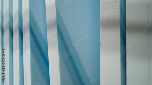 Bild auf Leinwand Rigid blue polystyrene foam insulation boards stacked vertically
