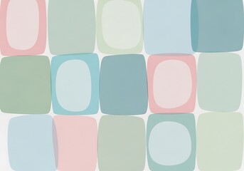 Colorful geometric shapes and abstract patterns design.