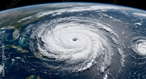 Massive Hurricane From Space