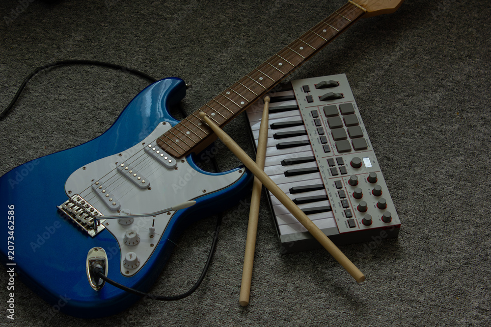 Naklejka premium electric guitar