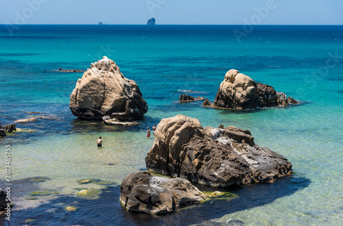 Beautiful seascape view from the north of Tunisia