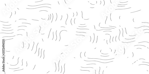 Abstract hand-drawn doodle line marks and curved strokes seamless pattern — scribble sketch texture background in gray on white
