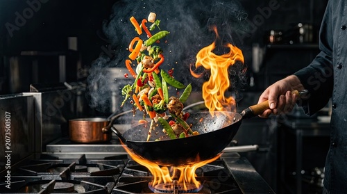 cooking on the fire