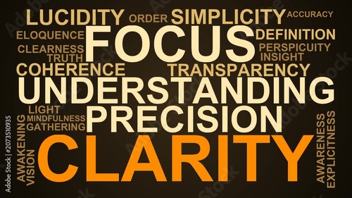 Clarity Word Cloud