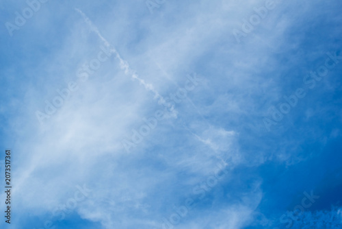 Bright Sky With Soft Clouds