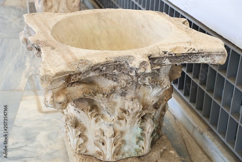 detail of a fountain