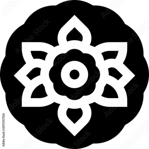 Dia de las Flores Flower Festival Culture Heritage Celebration Icon Set