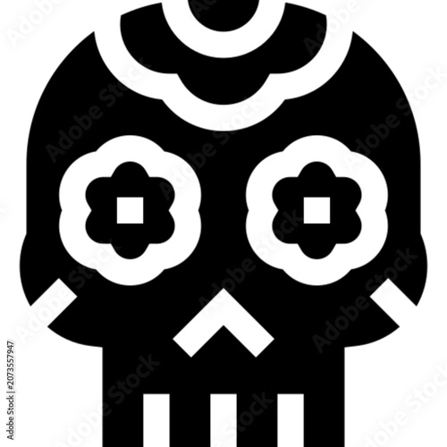 Dia de Muertos Day of the Dead Culture Heritage Mexico Icon Set