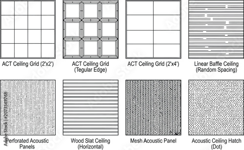 Foto RCP ceiling hatch legend