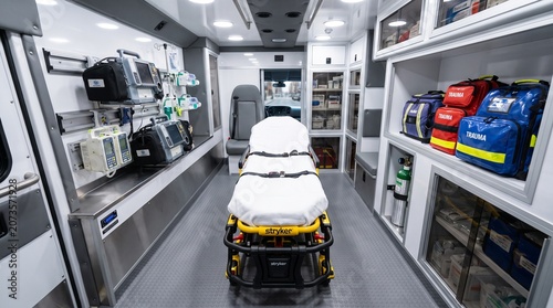 Emergency Medical Services Vehicle Interior