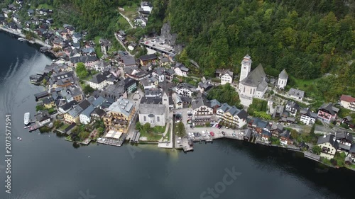Aerial View of Hallstatt, Austria: Attractions in Europe