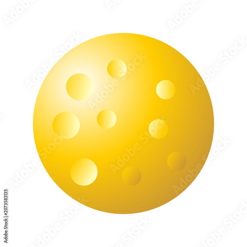 gold ball with hole design