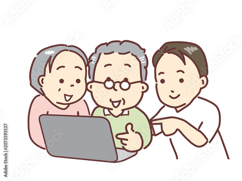 パソコンの使い方を教えてもらう、ネットショッピング、動画視聴など