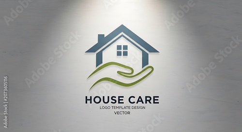 House Care Home Maintenance Service Logo.