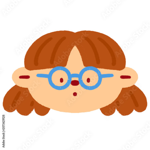 Hand-Drawn Kiddos Character Avatar illustration