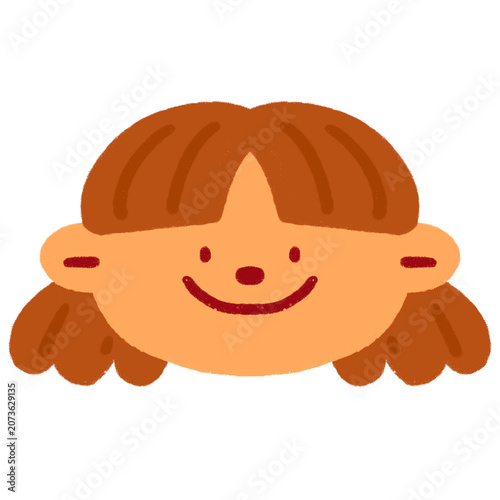 Hand-Drawn Kiddos Character Avatar illustration