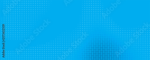 Blue pixel wave background. Digital grid creating dynamic motion effect. Futuristic technology banner, poster, backdrop. Modern abstract vector illustration