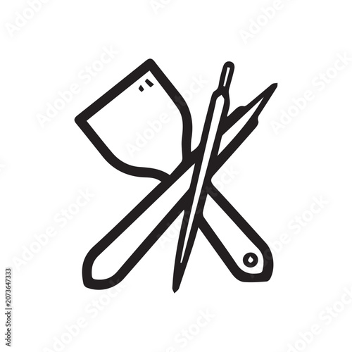 Foto Culinary Utensils Icon Set